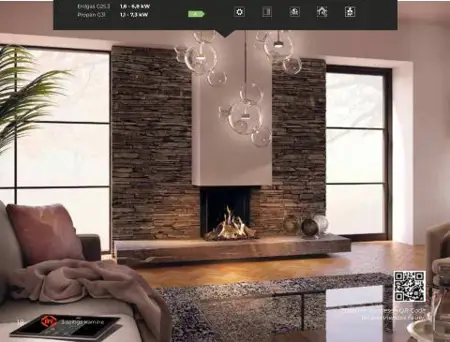 Maestro 60/3 Eco Wave – prikaz iz kataloga SPARTHERM kamini in DRU plinski kamini