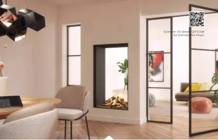 Maestro 75 Tunnel Tall Eco Wave – prikaz iz kataloga SPARTHERM kamini in DRU plinski kamini