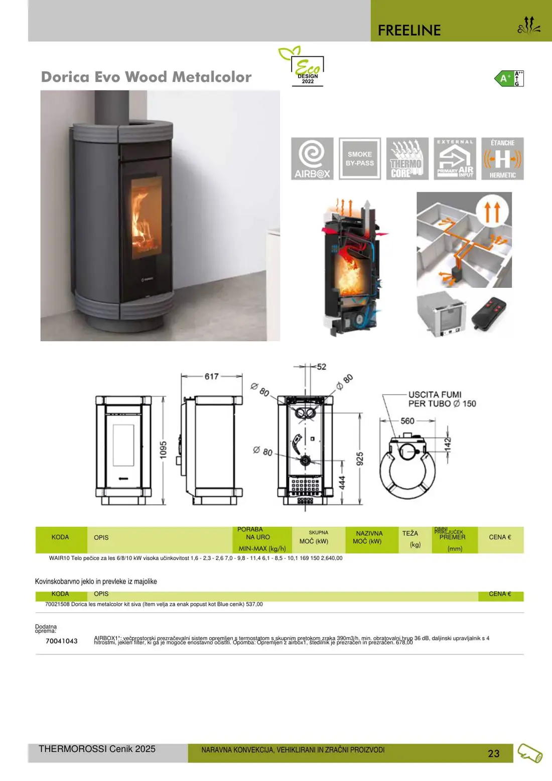 Dorica Evo Wood Metalcolor – katalog, stran 24