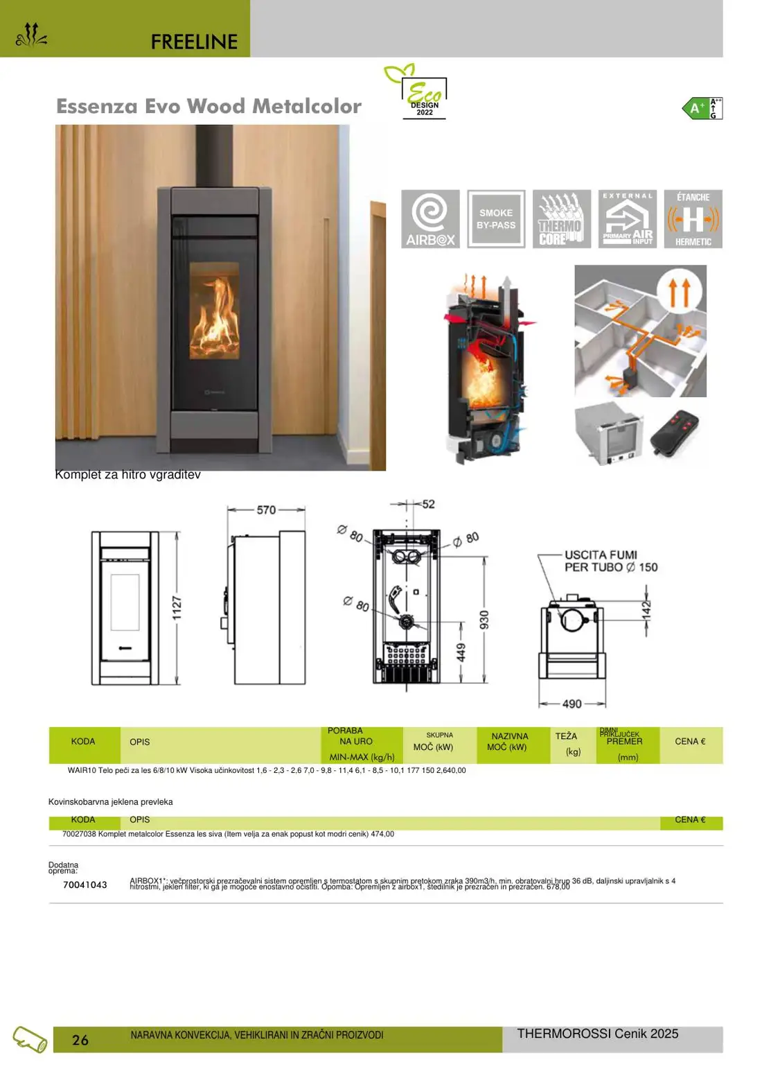 Essenza Evo Wood Metalcolor – katalog, stran 27