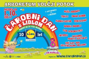 Čarobni dan z Lidlom v Arboretumu Volčji Potok
