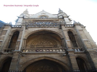 Sveta kapela - Moje Gospe iz Pariza ni več ali zmajeva črta po Parizu (Tretji del, 3/3)