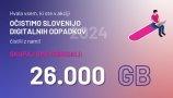Slovenija je očistila 26 tisoč gigabajtov