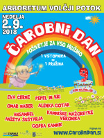 Prestavljen Čarobni dan v Arboretumu Volčji Potok - se vidimo 9. septembra!
