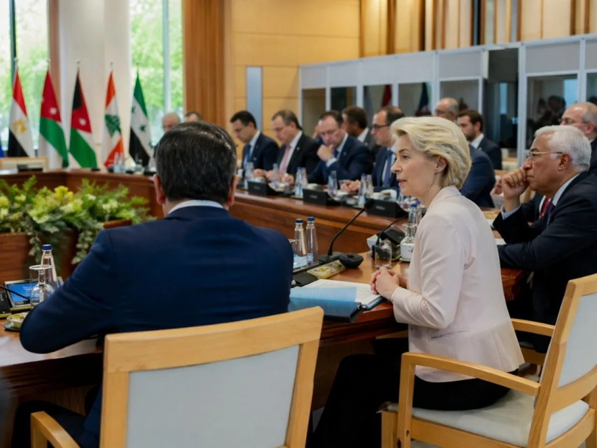 EU ZA KREPITEV OBRAMBE: Von der Leyen predlaga tesnejše sodelovanje z Bližnjim vzhodom