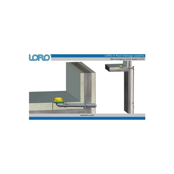 LORO-X SCUPPER odtočni sistemi iz jekla