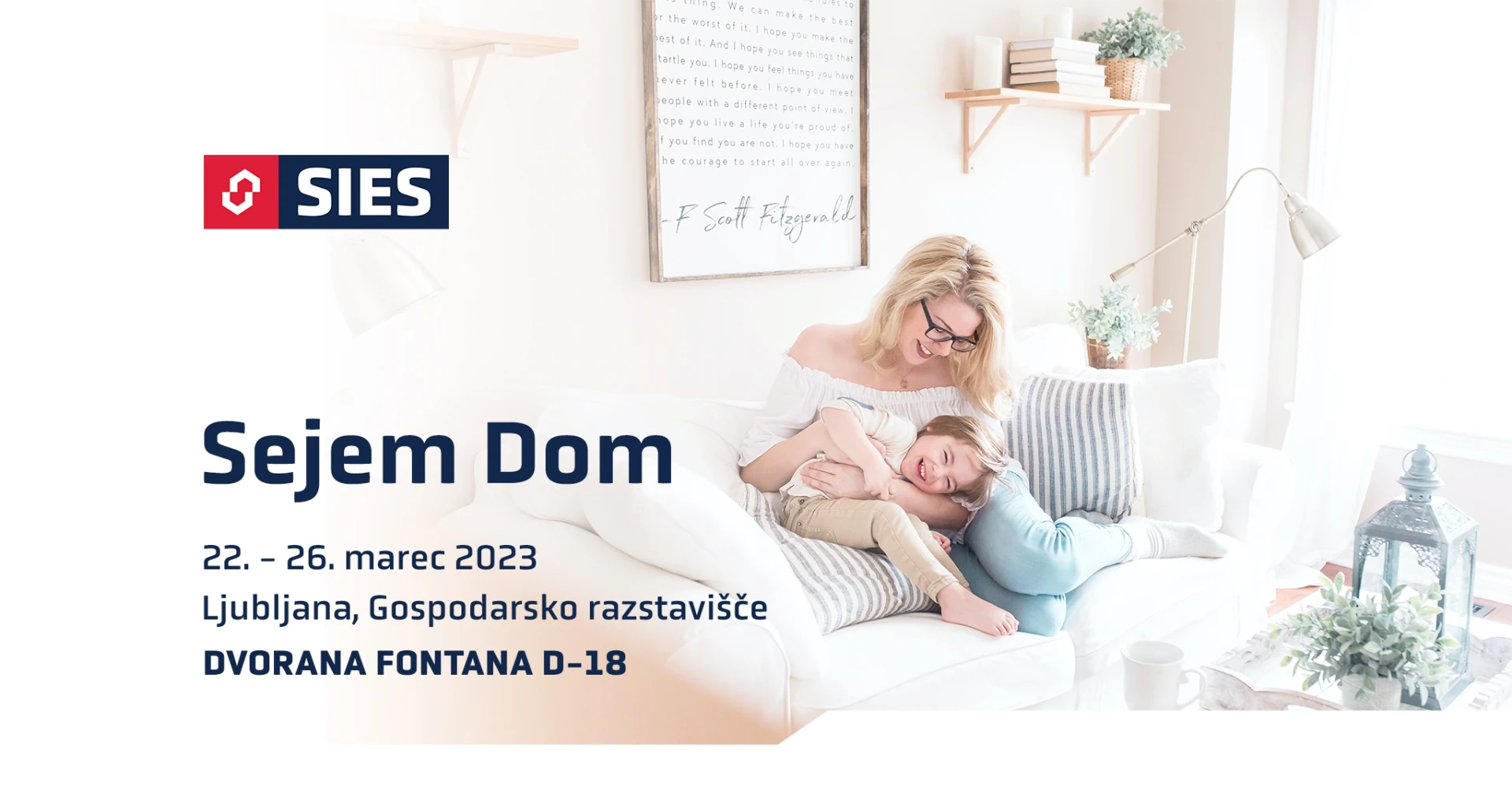 Sejem Dom 2023, Gospodarsko razstavišče od 22. do 26. marca.