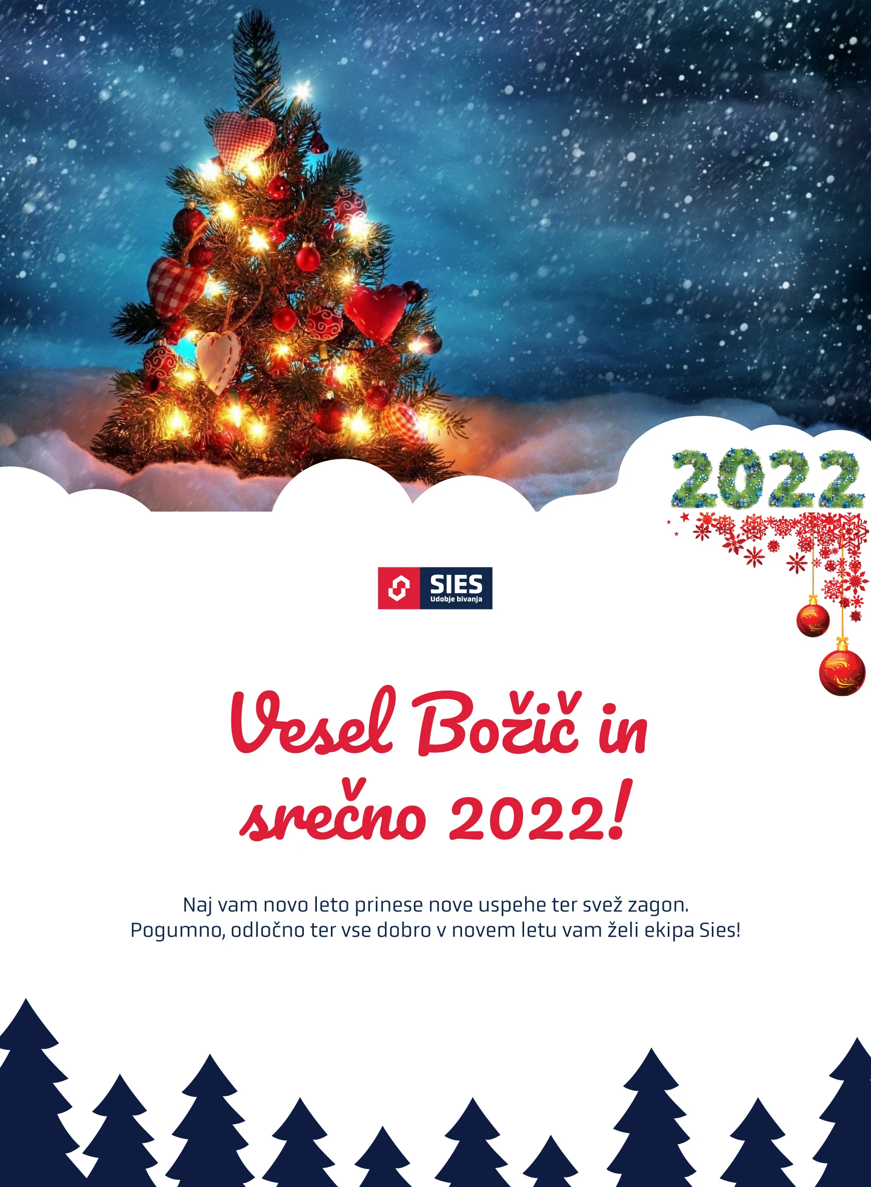 Vesel Božič in srečno 2022!