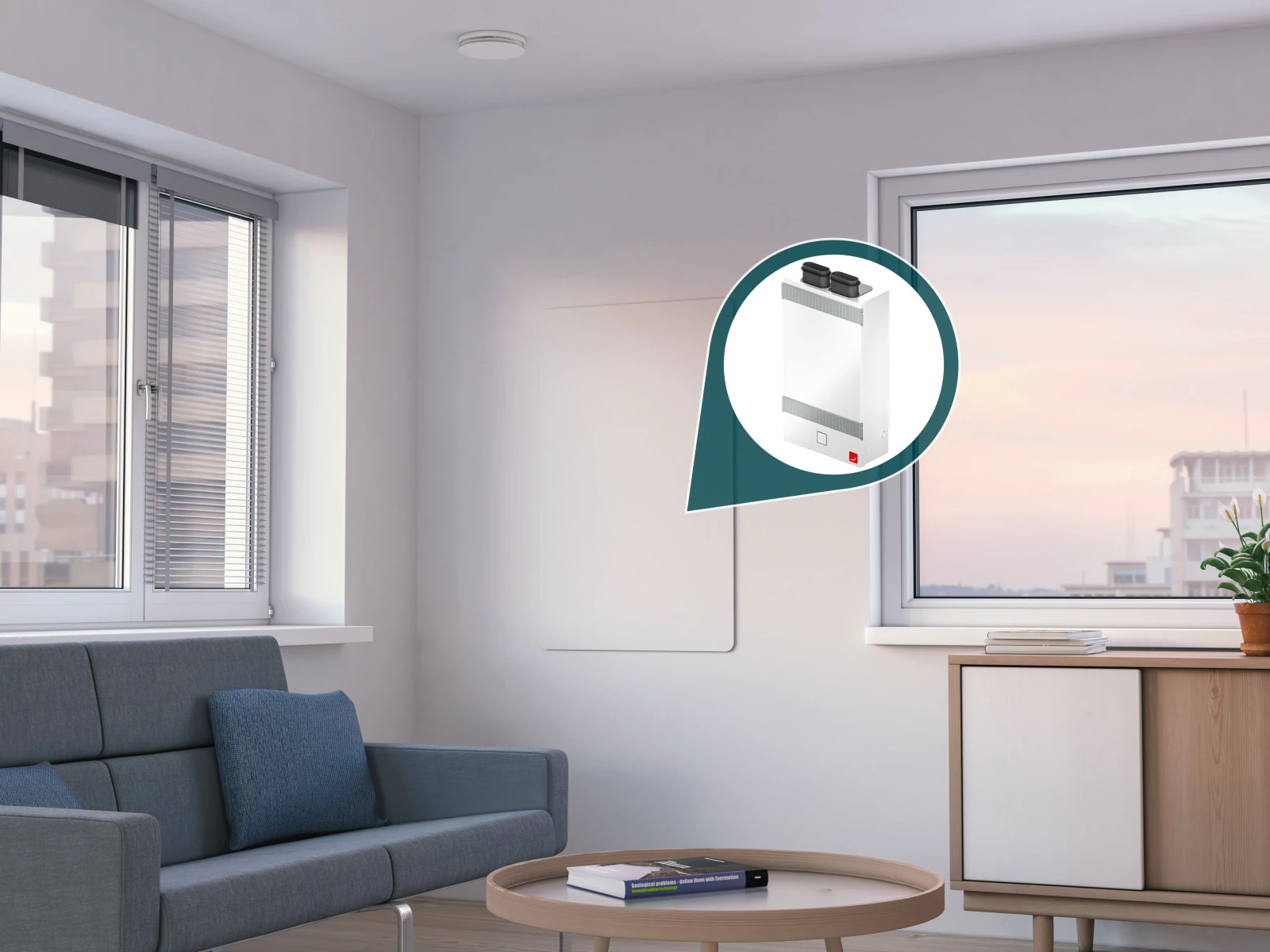 NOVO: Zehnder ComfoAir Fit prezračevalna naprava