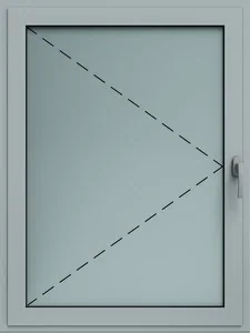 Aluminijasta okna, fotografija 1