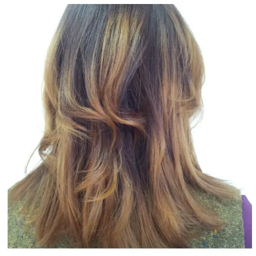 Balayage na dolgih laseh
