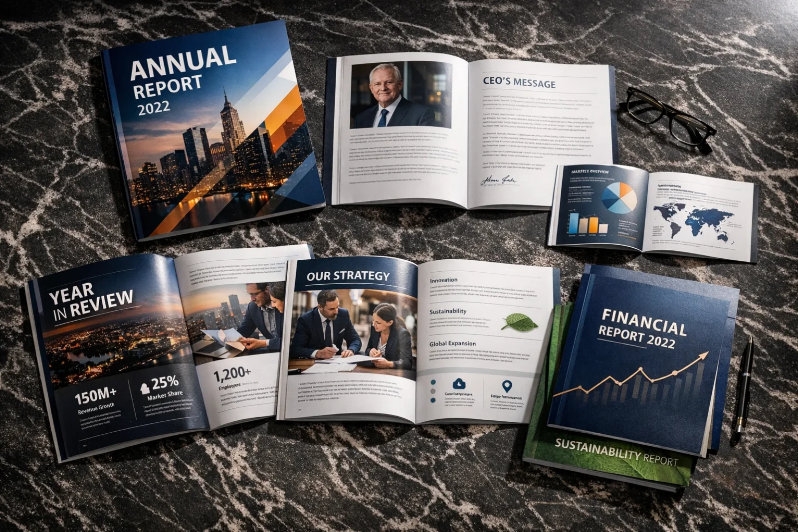 Priprava publikacij in letnih poročil