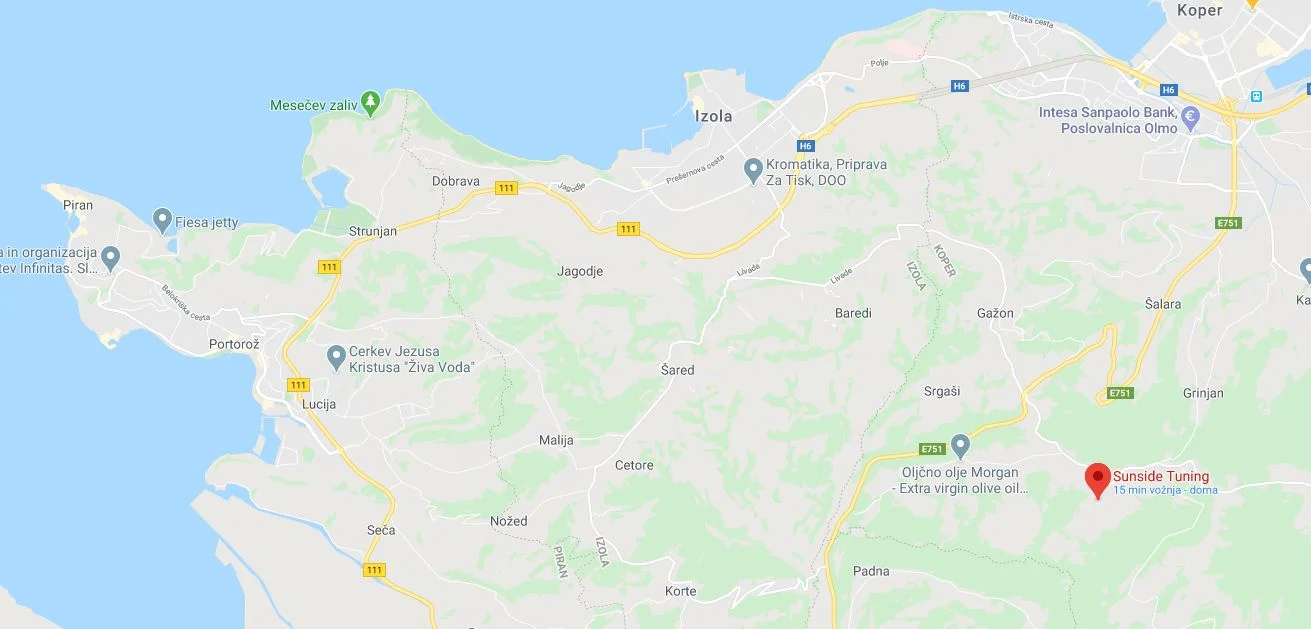Zemljevid, Šmarje 61, 6274 Šmarje pri Kopru