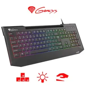 Tipkovnica Genesis Gaming Lith 400 RGB X-SCISSOR USB-HUB (NKG-1419)