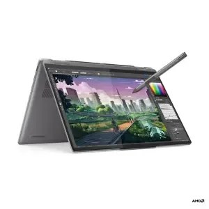 Prenosnik Lenovo 35,5 cm (14,0") Yoga 7 1920x1200 OLED 400nit 60Hz R7-8840HS/16GB/SSD1TB/Digitalno pero/ALU/AMD Radeon 780M/Win11Home (83DK0027SC)