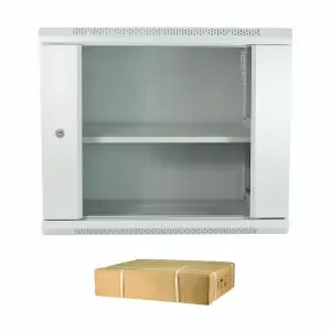DATECH zidni kabinet 12U 635 600x600 siv + polica DP.6612.9000