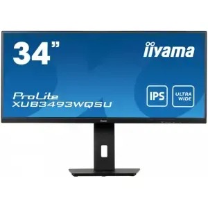 Monitor Iiyama 86,4 cm (34,0") XUB3493WQSU-B5 3440x1440 75Hz IPS 4ms 2xHDMI DisplayPort 2xUSB3.0 HAS Zvočniki 2x5W sRGB100% FreeSync ProLite