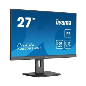 Monitor Iiyama 68,6 cm (27,0") XUB2792HSU-B6 1920x1080 100Hz IPS 0,4ms HDMI DisplayPort 4xUSB3.2 Pivot Zvočniki  sRGB99% AdaptiveSync ProLite