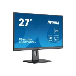 Monitor Iiyama 68,6 cm (27,0") XUB2792QSU-B6 2560x1440 100Hz IPS 0,4ms HDMI DisplayPort 4xUSB3.2 Pivot Zvočniki sRGB99% ProLite