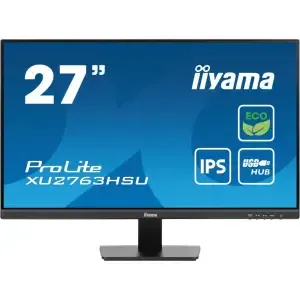Monitor Iiyama 68,6 cm (27,0") XU2763HSU-B1 1920x1080 100Hz IPS 3ms HDMI DisplayPort 2xUSB3.2 Zvočniki  3H sRGB96% FreeSync ProLite