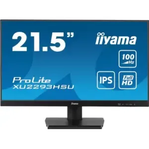 Monitor Iiyama 54,6 cm (21,5") XU2293HSU-B6 1920x1080 100Hz IPS 1ms HDMI DisplayPort 2xUSB2.0 Zvočniki  sRGB99% FreeSync ProLite