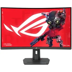 Monitor Asus 80 cm (31,5") XG32WCS 2560x1440 Curved Gaming DCI-P3-90% Fast-VA 1ms HDMI DisplayPort USB-C 7,5W HAS DCI-P3-90% FreeSync HDR10 ROG Strix