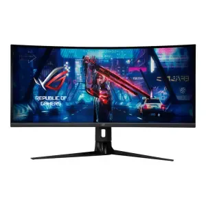 Monitor Asus 86,4 cm (34,0") XG349C 3440x1440 Curved Gaming 180Hz IPS 1ms HDMI DisplayPort USB-C 2xUSB3.0 HAS Zvočniki G-Sync Compatible HDR400 ROG Strix