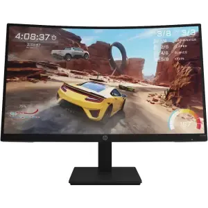 Monitor HP 68,6 cm (27,0") X27qc 2560x1440 Curved Gaming 165Hz VA 1ms HDMI DisplayPort HAS 3H sRGB97% FreeSync Premium (32H02E9)