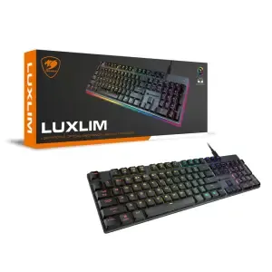 Tipkovnica Cougar USB-C gaming Luxlim US optično-mehanska RGB siva (CGR-WO1MI-LUX)
