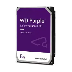 Trdi disk 8TB SATA3 WD85PURZ 6Gb/s 5640rpm 256MB Purple - primerno za snemalnike 24/7 delovanje