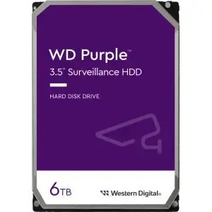 Trdi disk 6TB SATA3 WD64PURZ 6Gb/s 256MB Purple - primerno za snemalnike 24/7 delovanje