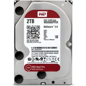 Trdi disk 2TB SATA3 WD2002FFSX 6Gb/s 64MB Intellipower Red PRO- primerno za NAS