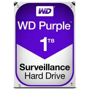 Trdi disk 1TB SATA3 WD10PURZ 6Gb/s 64MB Purple - primerno za snemalnike 24/7 delovanje