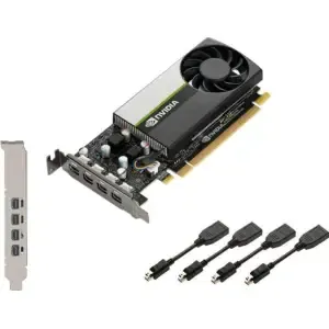 Grafična kartica T1000 PNY Quadro - 4GB GDDR6 | 4xmDP (priloženi adapterji) (VCNT1000-PB)