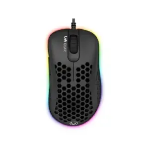 Miš UVI USB Lust optična 16000DPI RGB črna (UVILUSTBL)