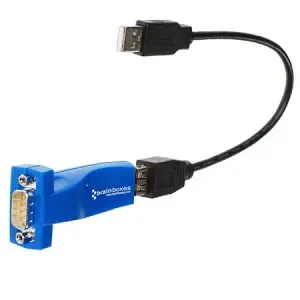 Pretvornik USB => serijski DB09 (RS-232, 9pin) Brainboxes - dodan 25cm kabel