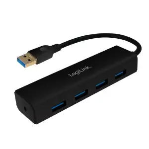 HUB USB 3.0 4portni Logilink brez napajanja (3.1 Gen 2) (UA0295)