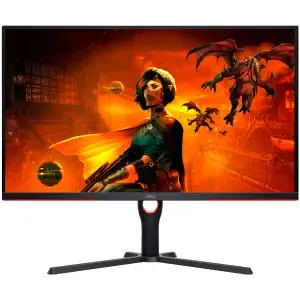 Monitor AOC 80 cm (31,5") U32G3X 3840x2160 Gaming 144Hz IPS 1ms 2xHDMI 2xDisplayPort HAS Zvočniki 3H sRGB122% FreeSync Premium G-Sync Compatible