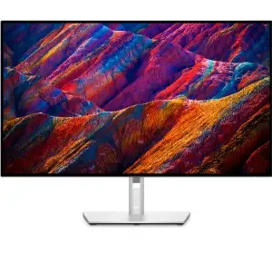 Monitor Dell 80 cm (31,5") U3223QE 3840x2160 grafično oblikovanje IPS 5ms HDMI DisplayPort 2xUSB-C 90W DP-Out/USB-C-Out 5xUSB3.2 Pivot 3H DCI-P3-98% RJ45 KVM HDR400 UlraSharp Delta E<2 calibration