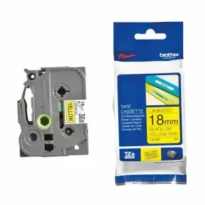 Trak BROTHER TZE-641 black on yellow 18mm