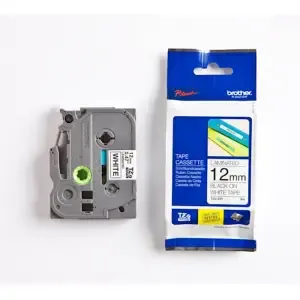 Trak BROTHER TZE-231 black on white 12mm