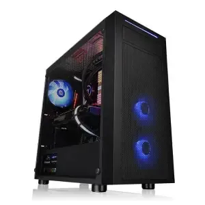 Ohišje Thronmax Versa J22 MidiATX - črna RGB