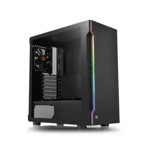 Ohišje Thermaltake H200 TG MidiATX - črna RGB