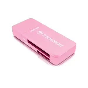 Zunanji čitalec kartic Transcend USB 3.1 za SD microSD roza (TS-RDF5R)