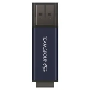 Spominski ključek 256GB USB 3.2 Teamgroup C211 100MB/s aluminij s pokrovčkom sivo-moder (TC2113256GL01)