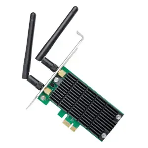 Brezžični mrežni adapter PCIe TP-Link WiFi5 802.11ac AC1200 867Mbit/s Dualband 2x antena (ARCHER T4E)