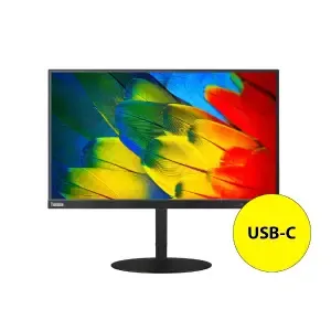 Monitor Lenovo 60,5 cm (23,8") T24m-10 1920x1080 IPS 4ms HDMI DisplayPort USB-C 4xUSB3.0 Pivot sRGB99%