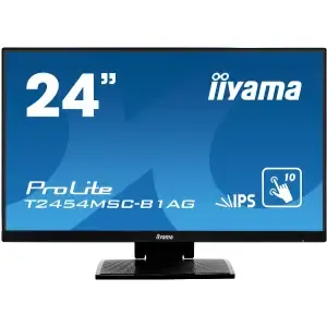 Monitor touch Iiyama 60,5 cm (23,8") T2454MSC-B1AG 1920x1080 IPS 4ms VGA HDMI 2xUSB3.2 Zvočniki  P-CAP