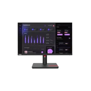 Monitor Lenovo 60,5 cm (23,8") T24i-30 1920x1080 IPS 4ms VGA HDMI DisplayPort 4xUSB3.2 Pivot sRGB99%