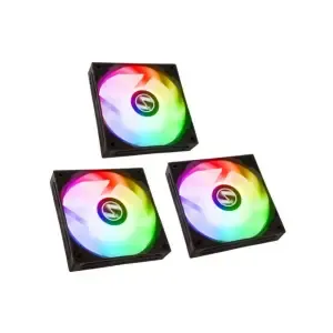 Ventilator Lian-Li ST120 120mm, črna RGB (3 pack)